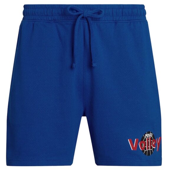 NEW Polo Ralph Lauren Waffle Volley Logo Shorts! Blue Airtex - Picture 4 of 4